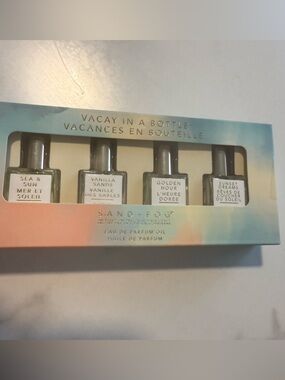 SAND+FOG Vacay in a Bottle Mini Eau de Parfum Oil Set — Pastel Multi